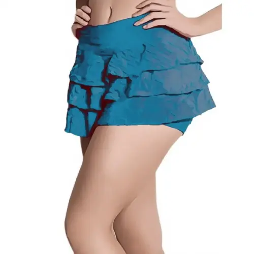 Molde Short Saia Fitness Academia com Babados Pp ao Xg