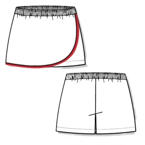 Molde Short Saia Infanto Juvenil 2 a 16 Anos) Envio E-mail
