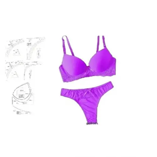 Molde Sutiâ + Calcinha Tanga + Fio Dental Adulto