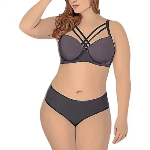 Molde Sutiã Bojo e Calcinha Microfibra Plus Size 46 ao 60