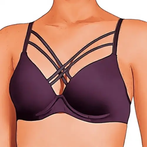 Molde Sutiã Strappy com Bojo P ao Gg