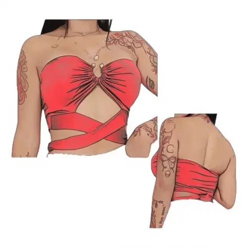 Molde Top Cropped Fem Tomara Que Caia P ao Gg