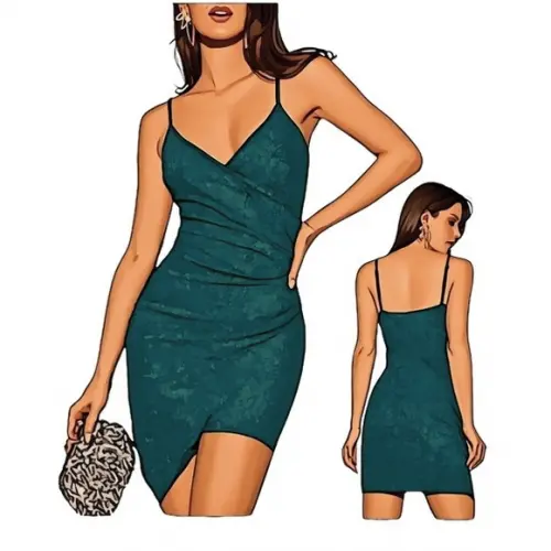 Molde Vestido Adulto Curto Alcinha do P ao Xg