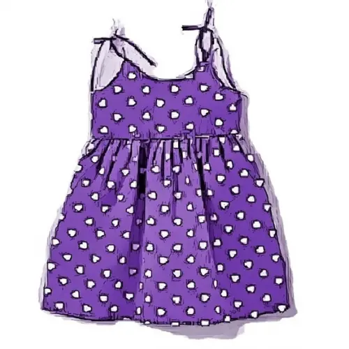 Molde Vestido Alças Infantil 2 a 12 Anos