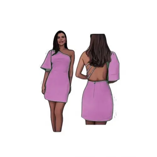 Molde Vestido Adulto Manga Nula do P ao Xxg