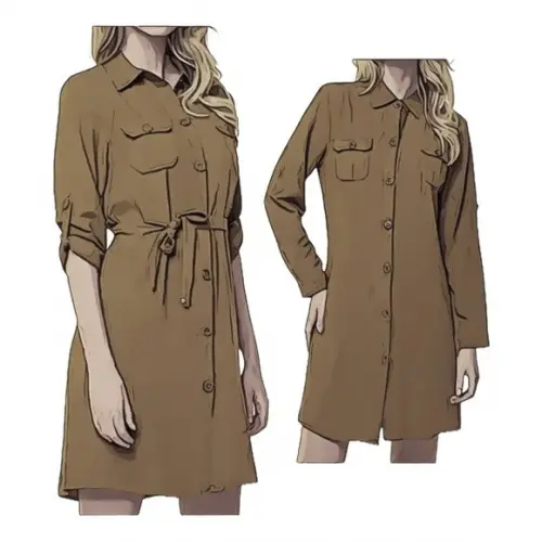 Molde Vestido Chemise Pp ao Xxg em pdf