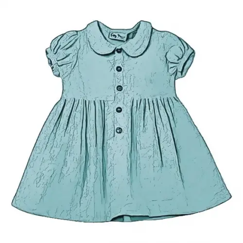 Molde Vestido Evâse Infantil 2 a 6 Anos