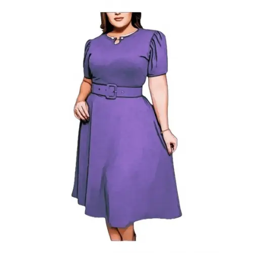 Molde Vestido Feminino Midi Gode Modelo Boneca P ao Gg