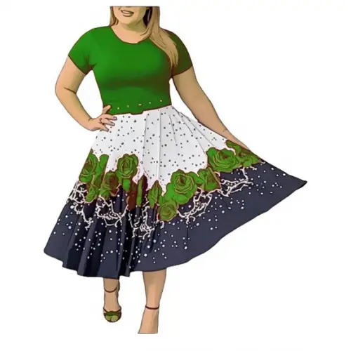 Molde Vestido Midi Gode Manga Curta Evangelico P ao Gg