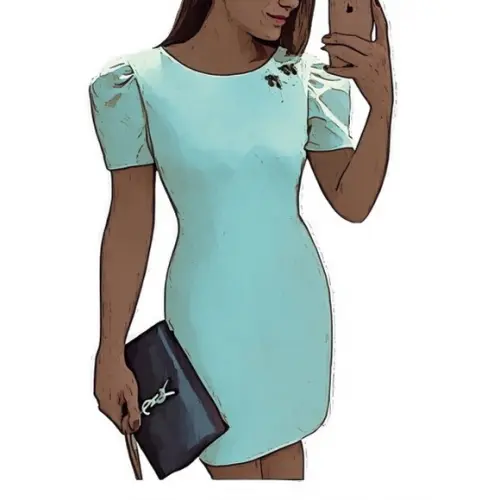 Molde Vestido Tubinho Adulto Manga Princesa P ao Xg