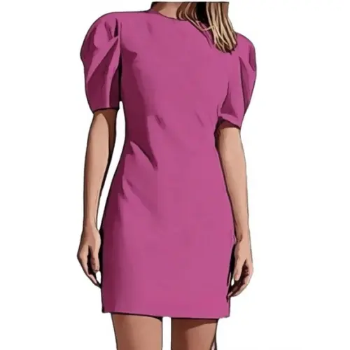 Molde Vestido Tubinho Manga Princesa Bufante P ao Gg