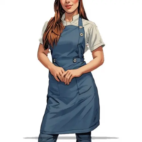 Moldes Digitais em pdf - Avental Cozinha Fem Lindo P ao Xxg