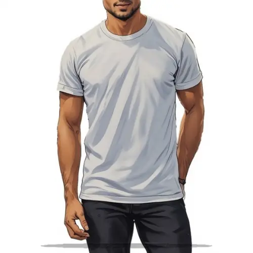 Moldes Digitais em pdf - Camiseta Basica m Curta Pp ao Gg