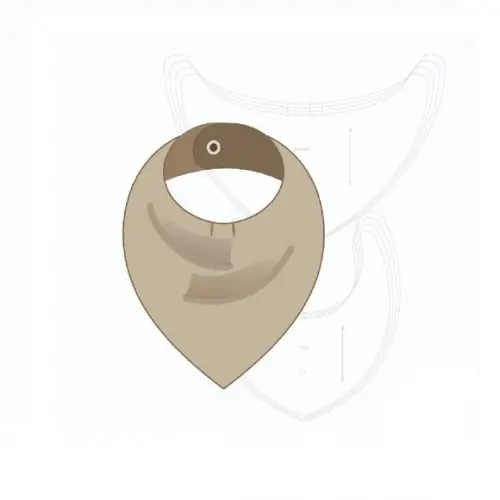 Moldes Digital - Modelagem de Babador Bandana Bebê