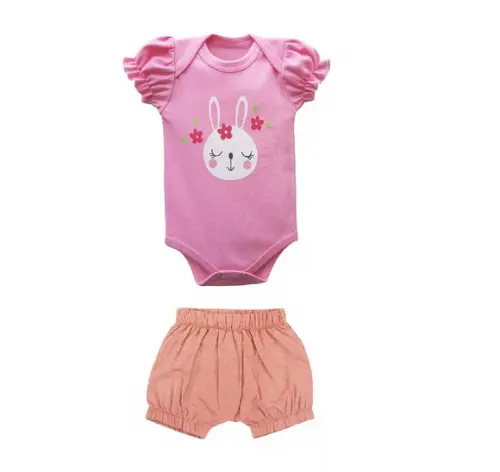 Moldes Digital Modelagem de Body e Short Bebê Lindo