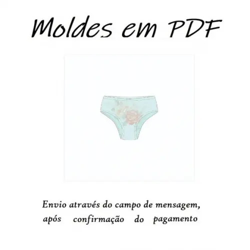Moldes Digital Para Calcinha Larga Na Lateral Infantil