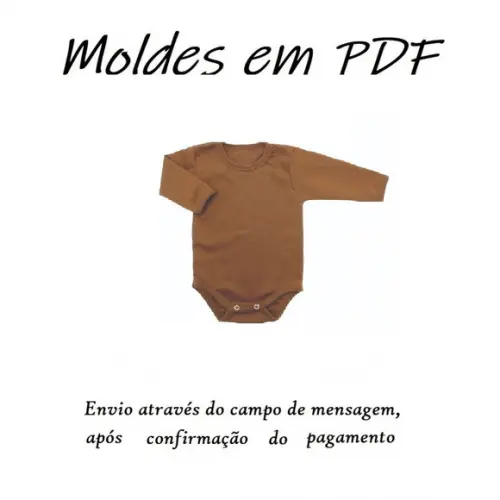 Moldes Modelagem Body Básico Bebê
