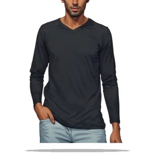 pdf de Camiseta Manga Longa Masc Gola V Pp - Xg
