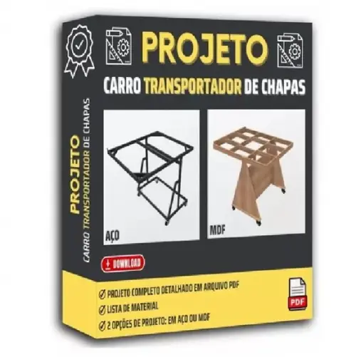 Projeto Carro Transportador de Chapas para Marcenaria em pdf