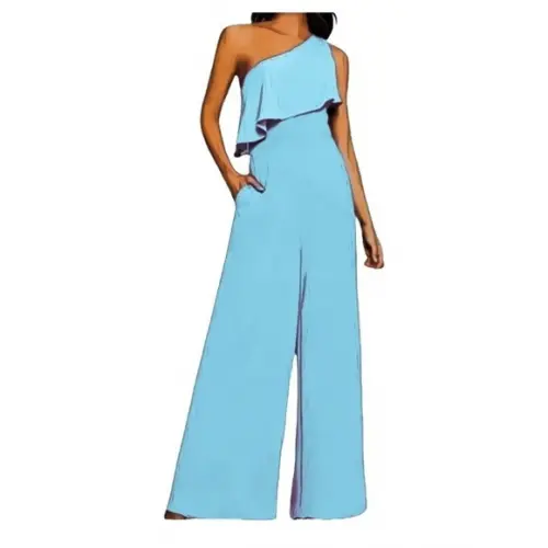 Pantalona Nula Manga com Babados P ao Gg