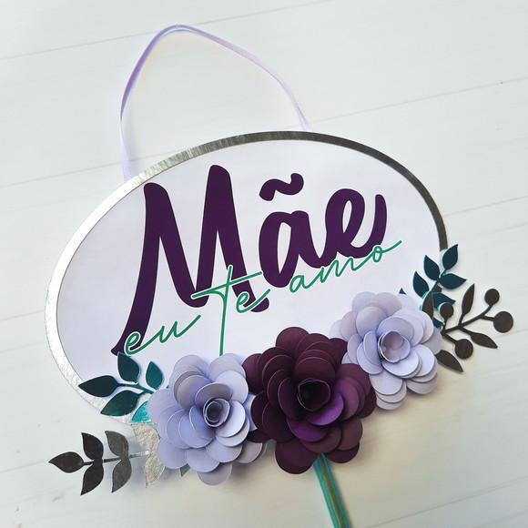 Arquivo de corte Topo de bolo Dia das Mães *Studio/PDF