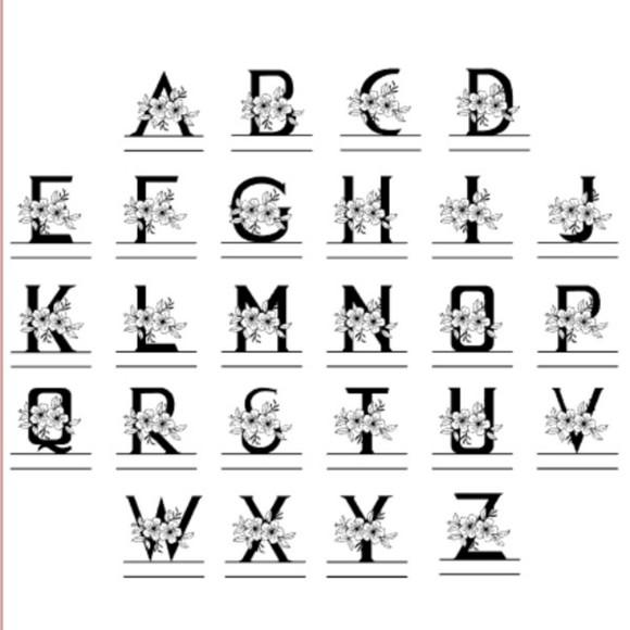 Pack Monogramas para Balão Bubble - Arquivo Digital Studio