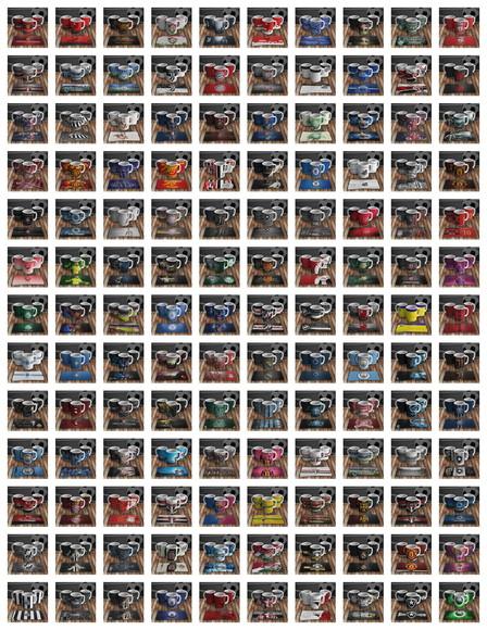Kir digital 130 artes para canecas Times