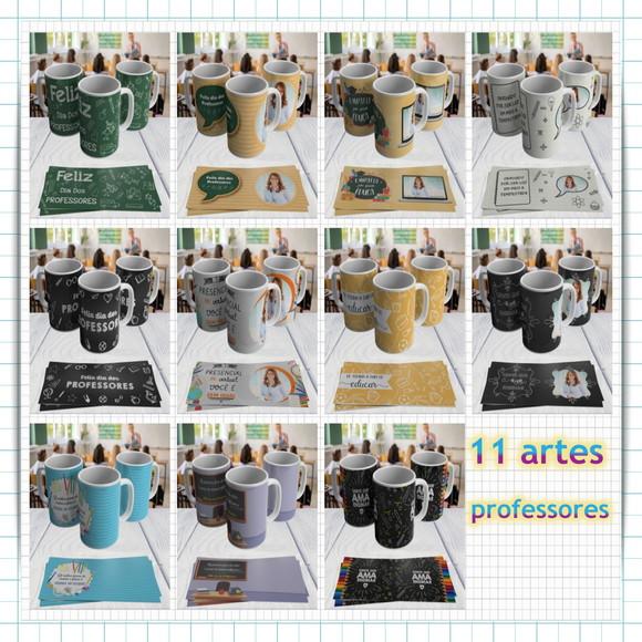 Arquivo digital kit 59 artes para caneca Dia dos Professores