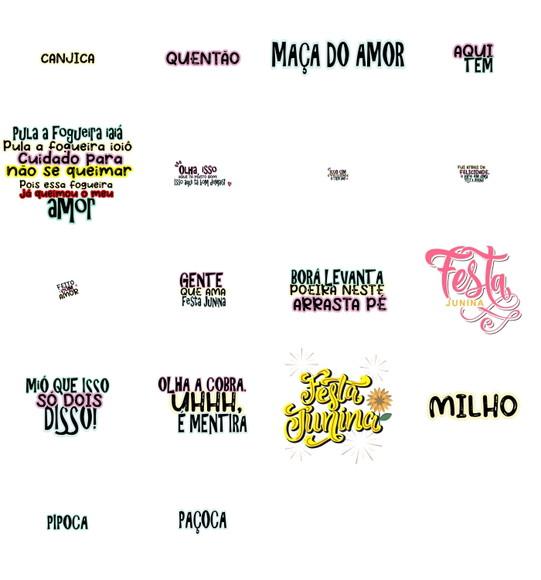 Arquivo digital Flork Meme Bento Junino São João Caipira
