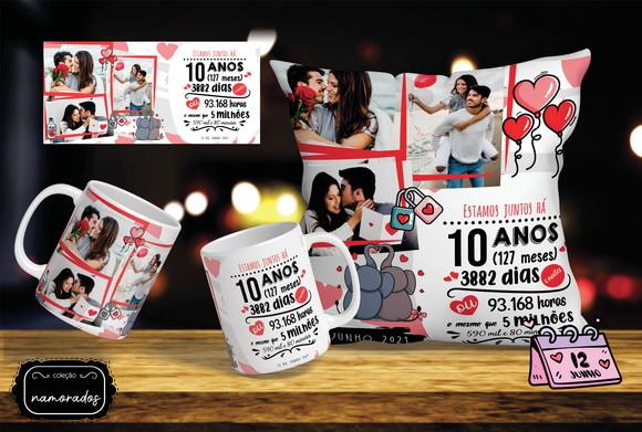 Arquivo digital kit 10 artes para Dia dos Namorados
