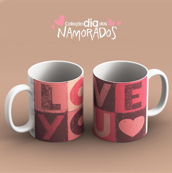 Arquivo digital kit 27 artes para canecas Dia dos Namorados