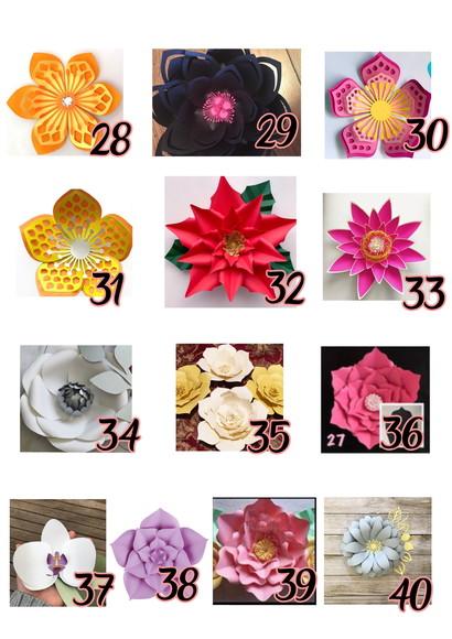 Arquivo De Corte Flores E Rosas Gigantes 3d 45 Mod. *studio