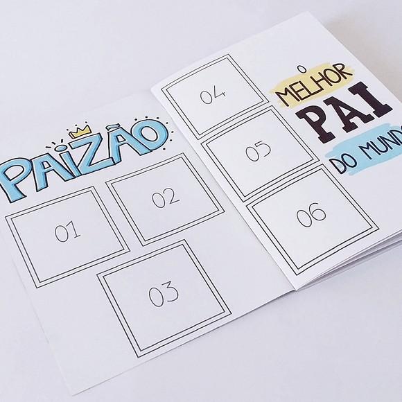 Arquivo Album de Figurinhas Dia dos pais ***PDF