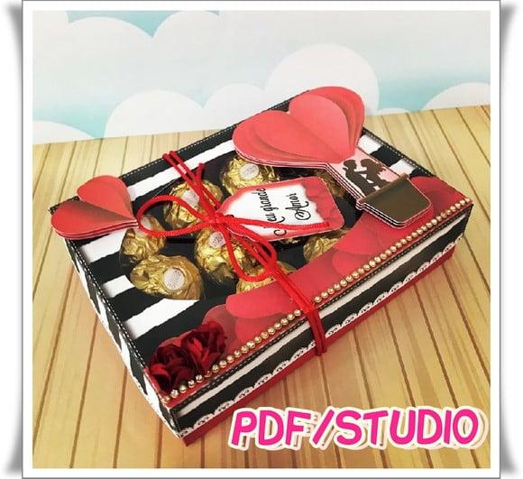 Arquivo Caixa 12 doces - Dia dos namorados **Studio/PDF