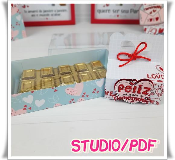Arquivo caixa Barra de Chocolate Artesanal Dia dos namorados