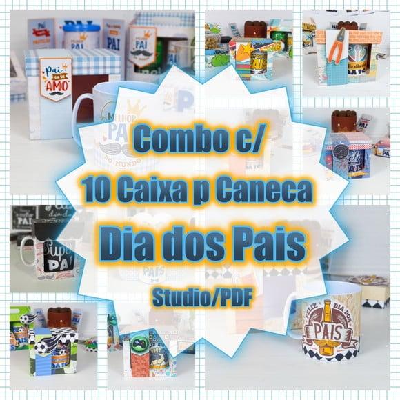 Arquivo Combo Caixa para Caneca - Dia dos Pais *Studio/PDF*