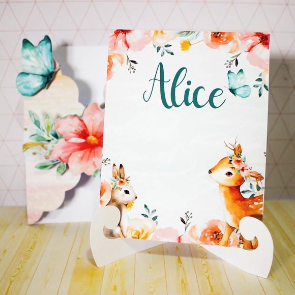 Arquivo corte Bosque Encantado menina *Studio/PDF/SVG*
