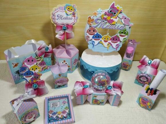 Arquivo de corte Baby Shark Menina/Girl PDF/STUDIO