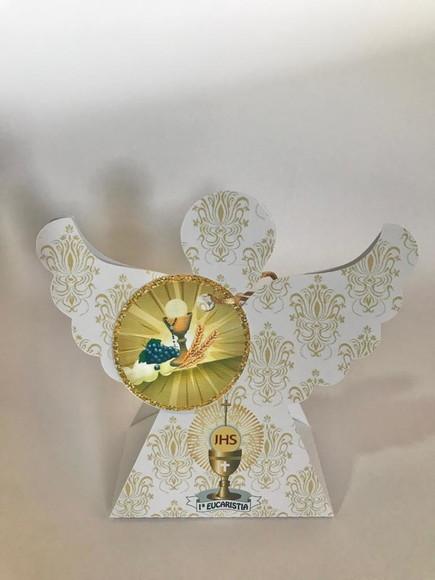 Arquivo de corte Batizado Branco com Dourado Studio