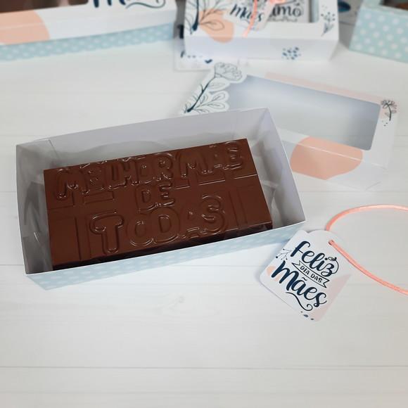Arquivo de corte Caixa barra de Chocolate - Dia das Mães