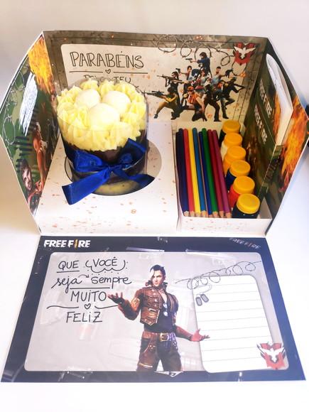 Arquivo de corte Caixa Cenário - Freefire *STUDIO/PDF