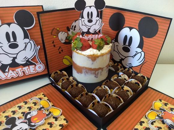 Arquivo de corte Caixa cenário Mickey *Studio