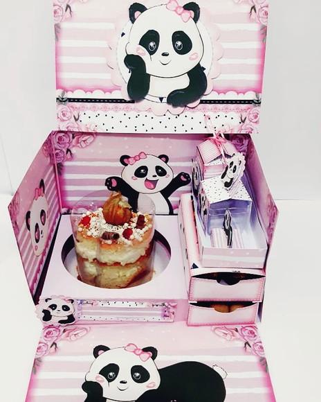 Arquivo de corte Caixa cenário Panda *Studio/PDF