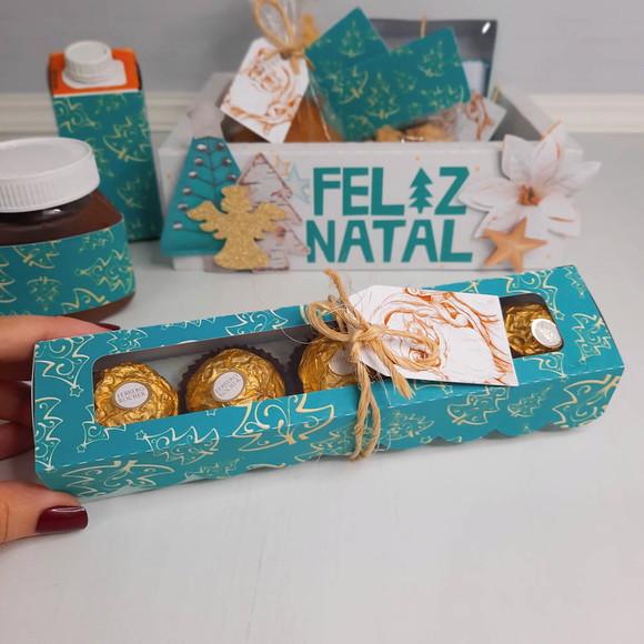 Arquivo de corte caixa Cesta Natalina *Studio/PDF*