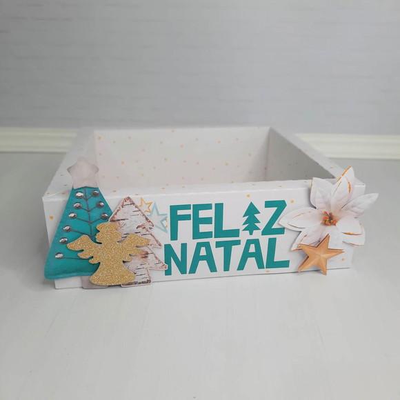 Arquivo de corte caixa Cesta Natalina *Studio/PDF*