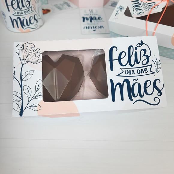 Arquivo de Corte Caixa coração Lapidado - Dia das Mães
