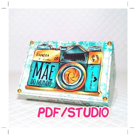 Arquivo de corte Caixa doces Dia das Mães *Studio/PDF
