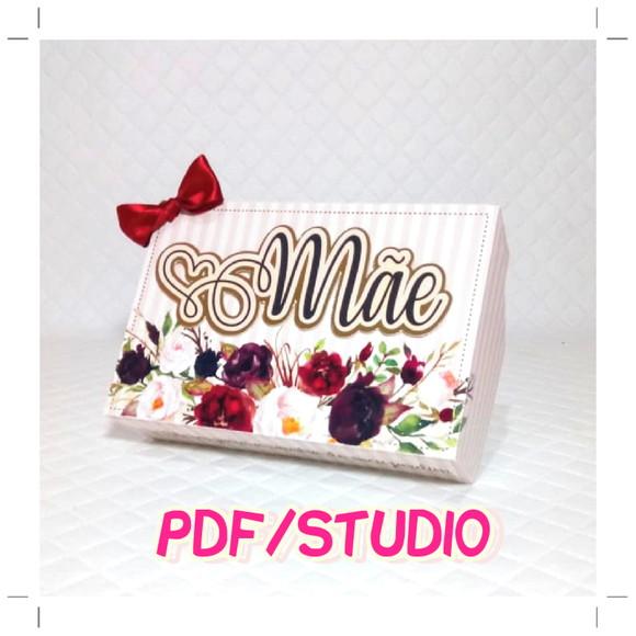 Arquivo de corte Caixa doces Dia das Mães *Studio/PDF