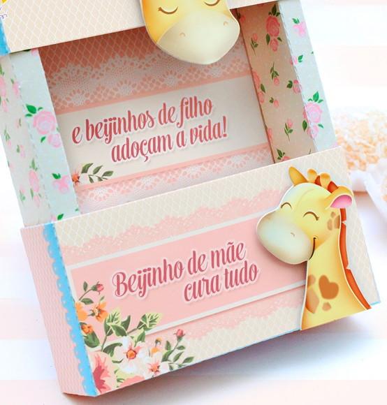 Arquivo de corte caixa doces Dia das Mães DXF/PDF/SVG/PNG