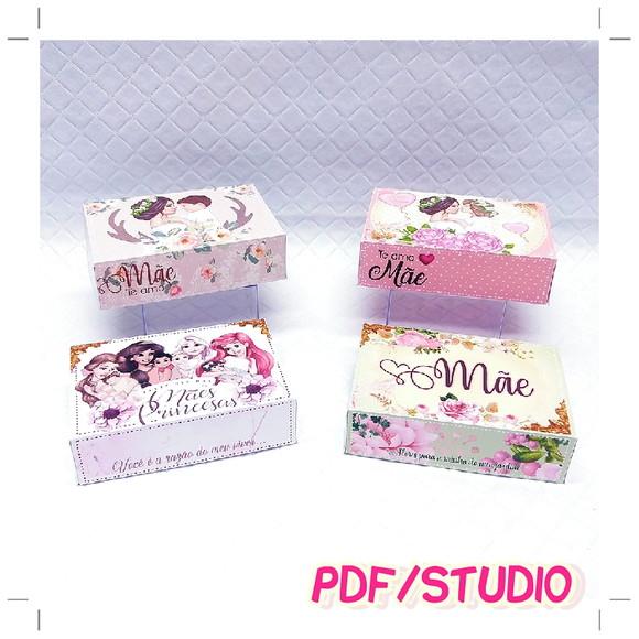 Arquivo de corte Caixa doces Dia das Mães Studio/PDF